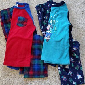 Lands' End fleece pajamas